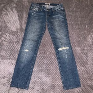 Abercrombie & Fitch Erin Distressed Jeans